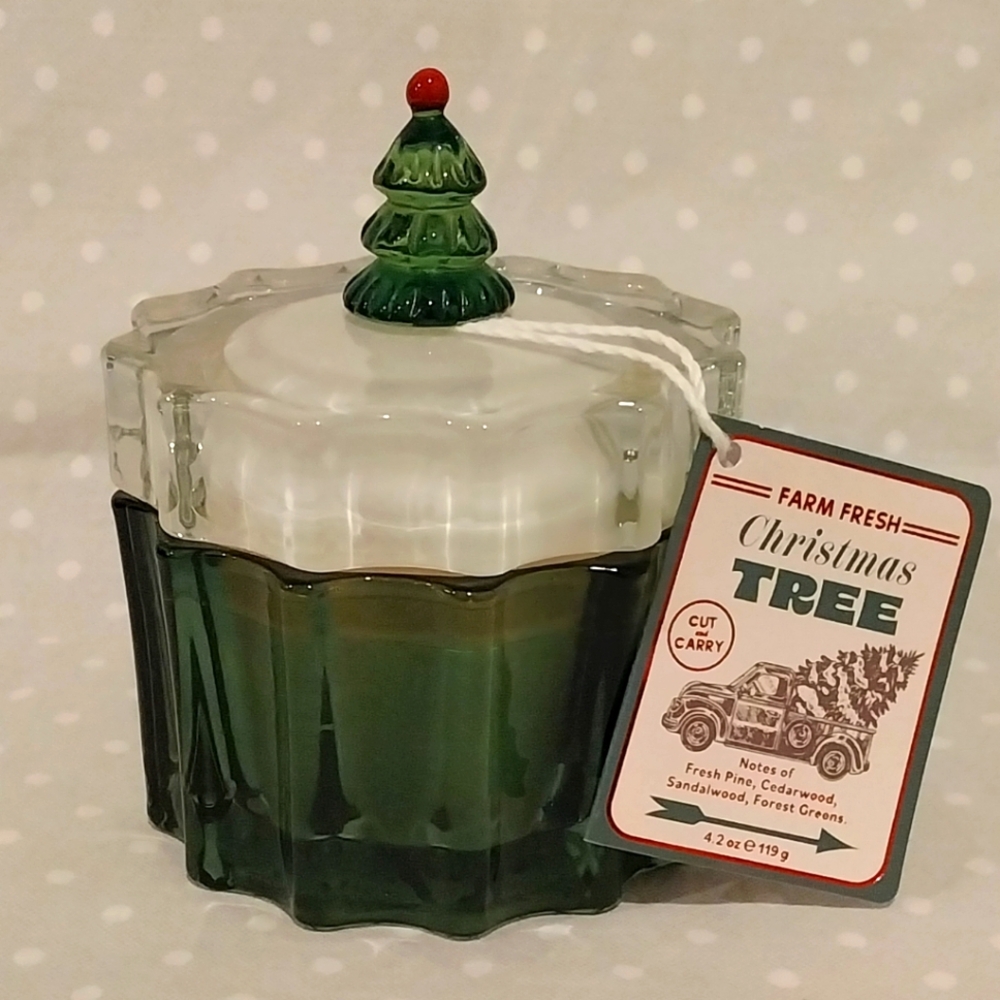 Maison Des Bougies Parfumee Enchante Christmas Tree Scented Candle NWT